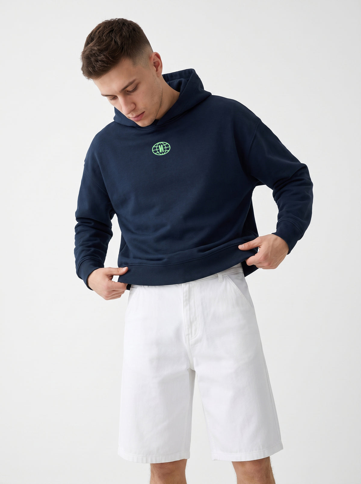 Sudadera Modelo 01 Azul Marino