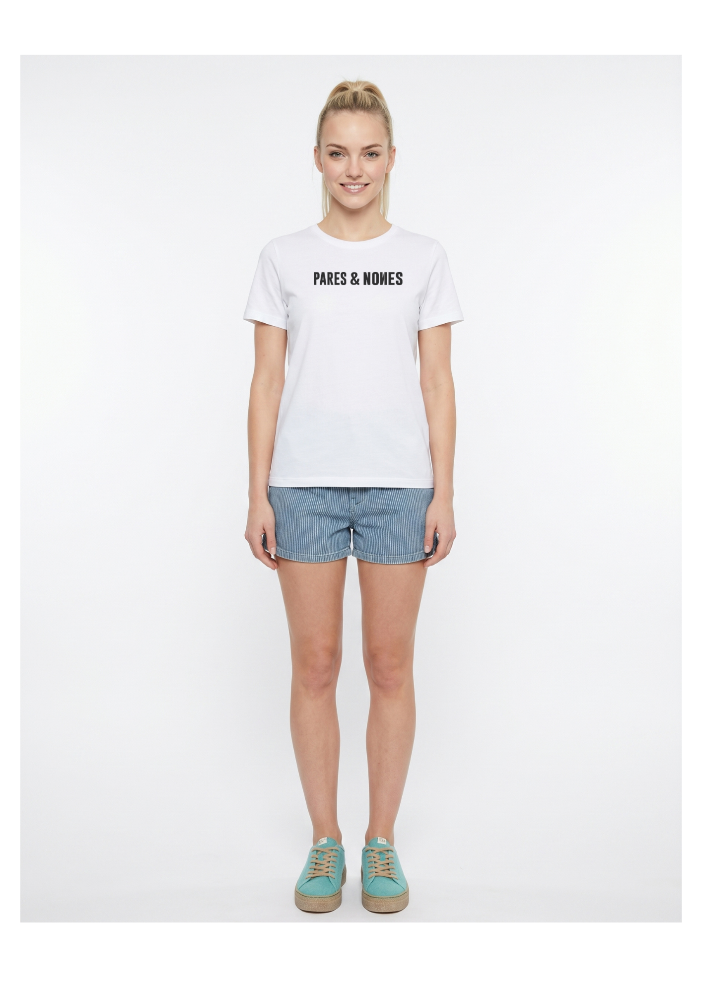 Camiseta Pares & Nones Blanca