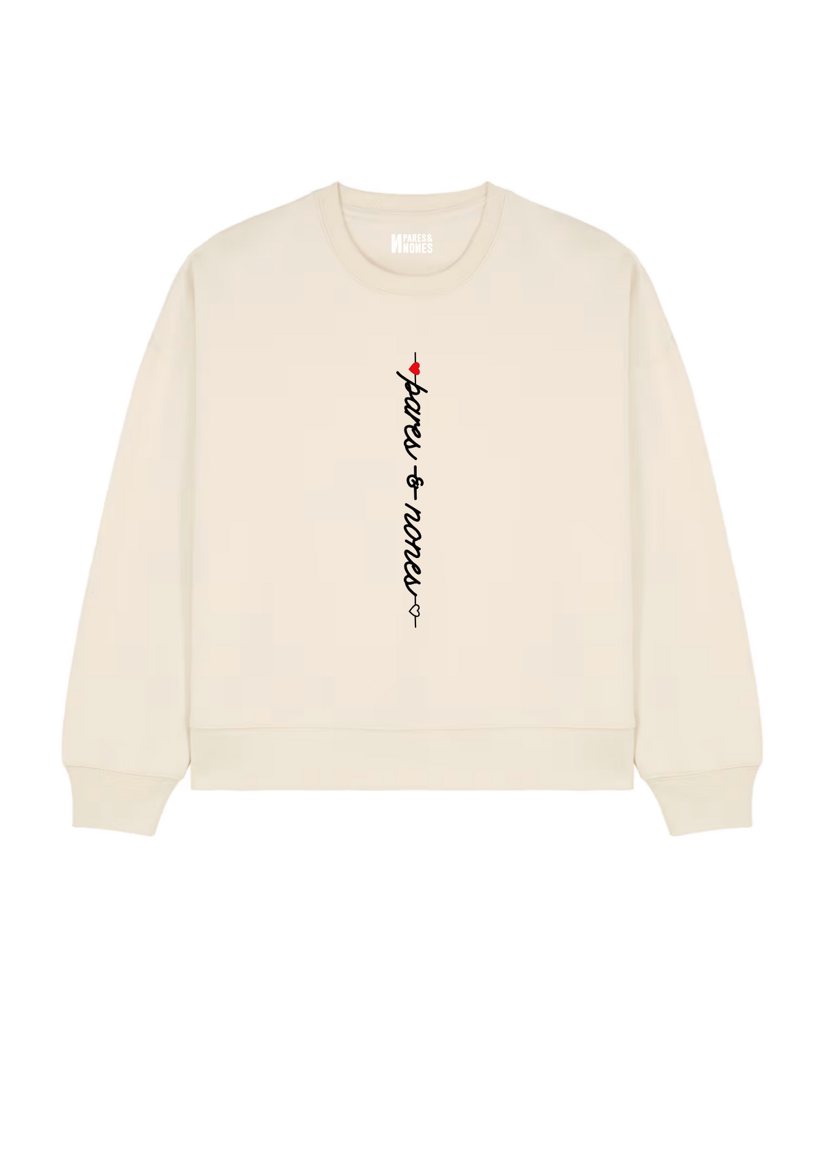 Sudadera Heartline Beige