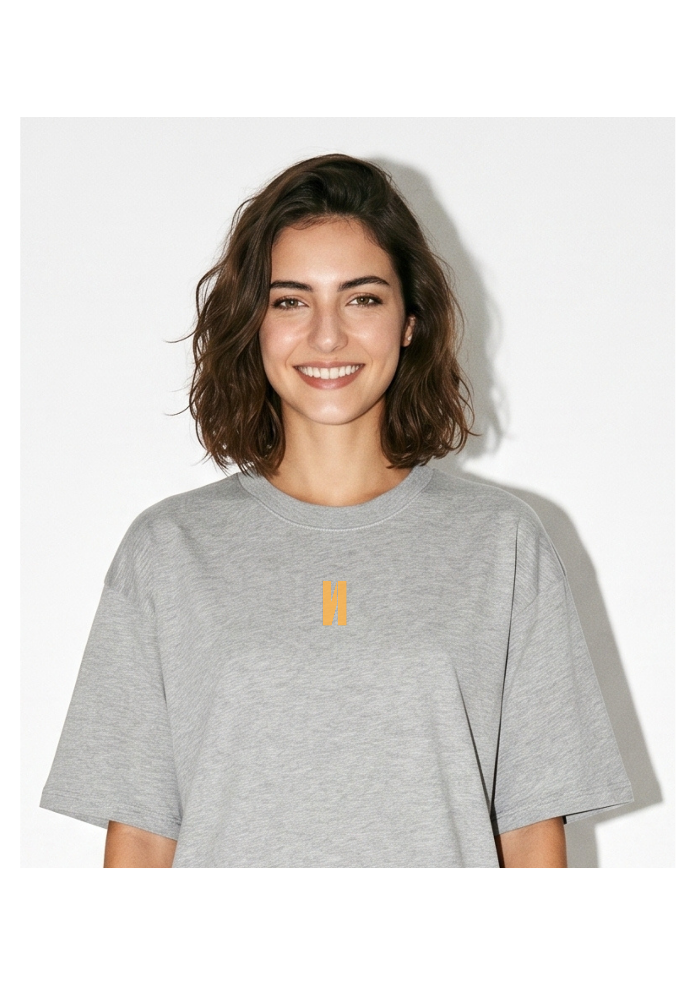Camiseta Oversize Gris