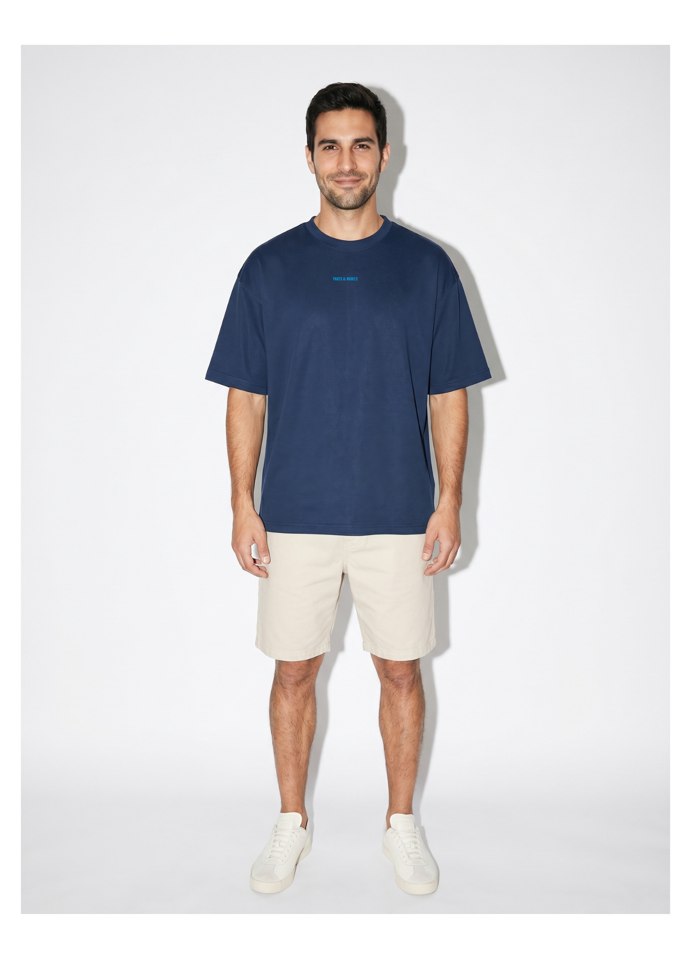 Camiseta Oversize Azul Marino