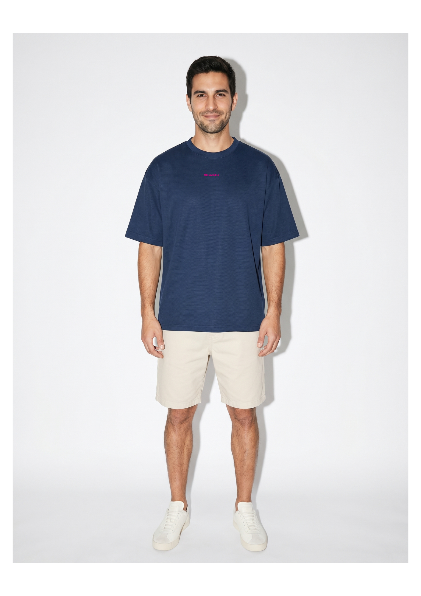Camiseta Oversize Azul Marino