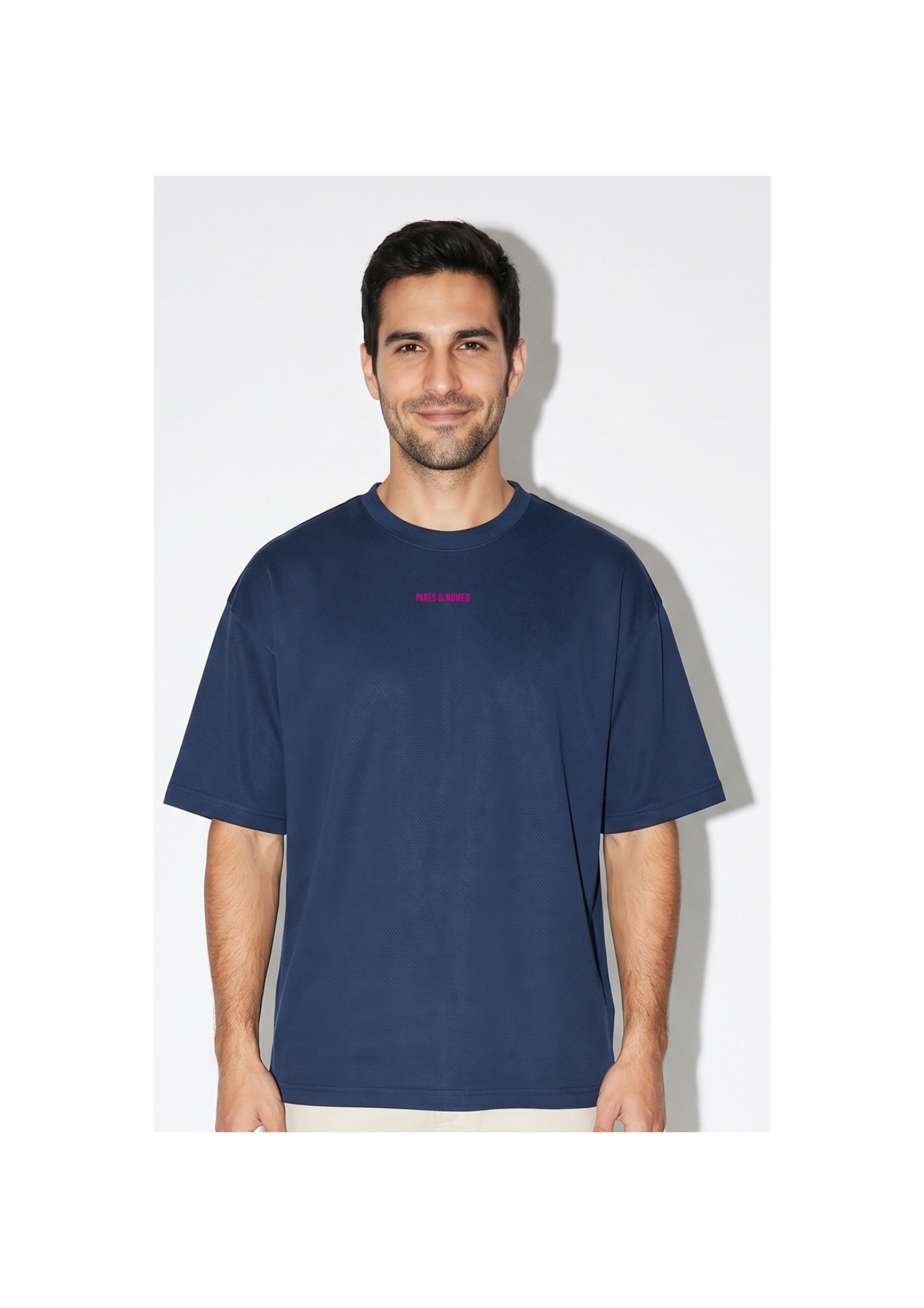 Camiseta Oversize Azul Marino