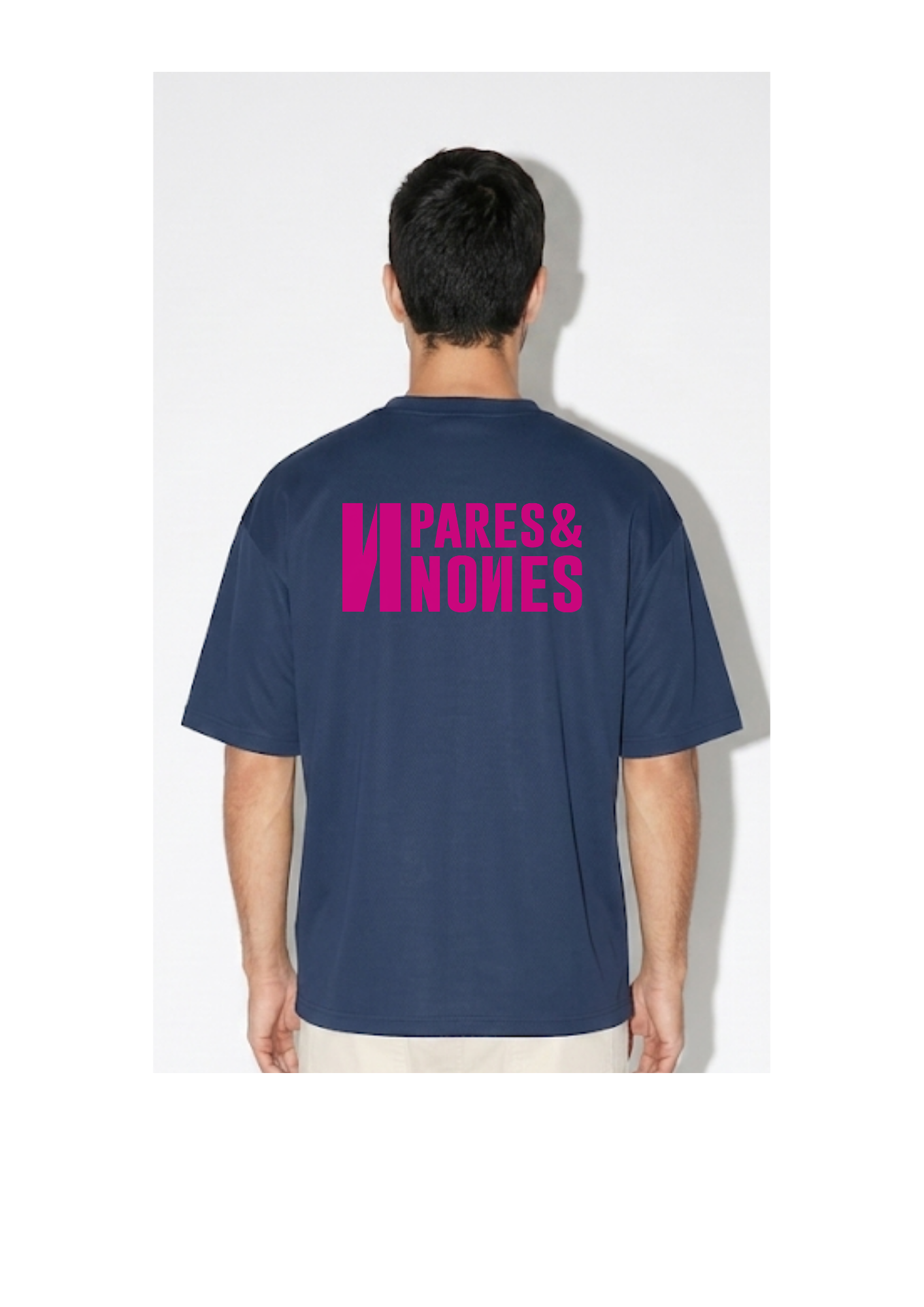Camiseta Oversize Azul Marino
