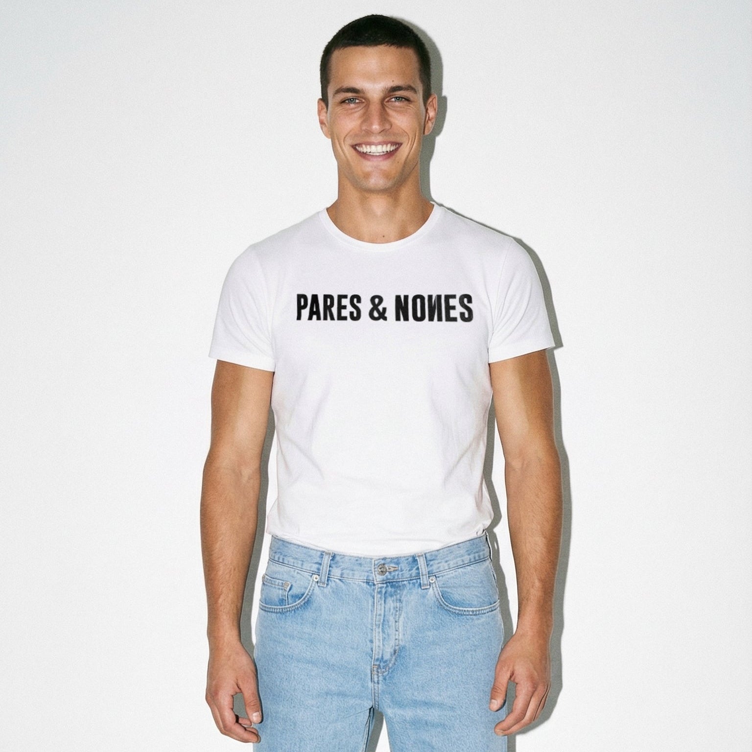 Camiseta Pares & Nones Blanca