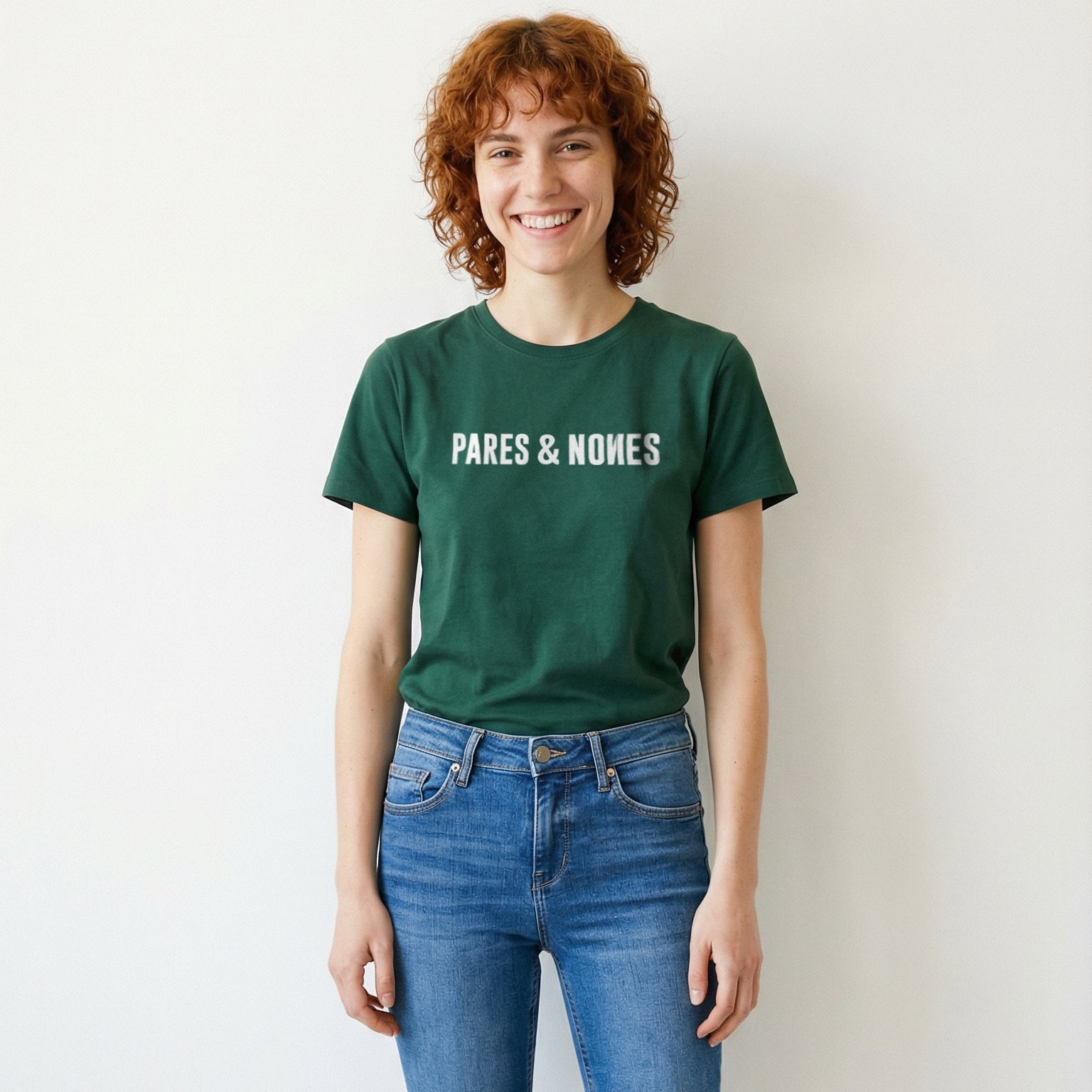 Camiseta Pares & Nones Verde Botella