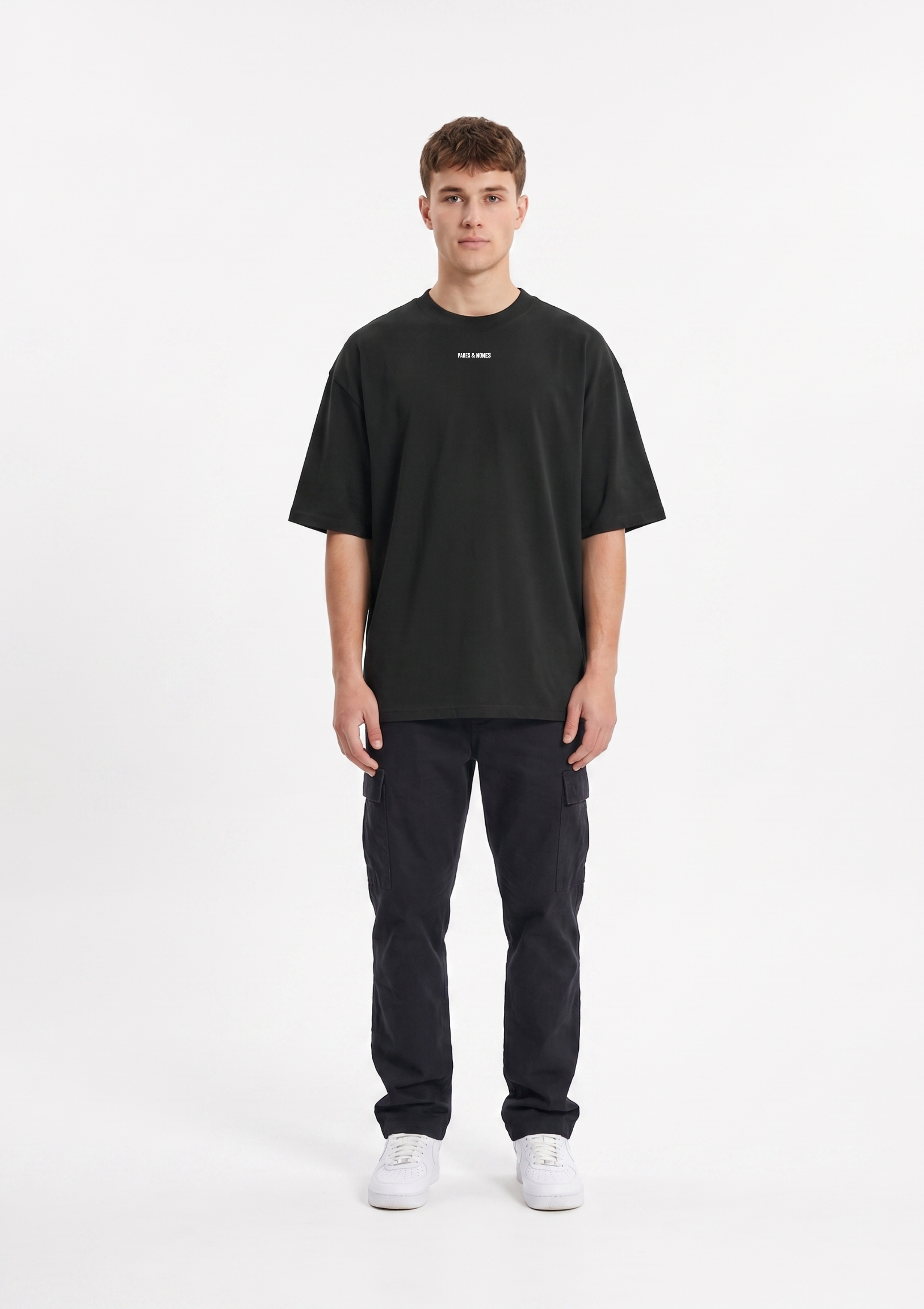 Camiseta Oversize Negra P&N