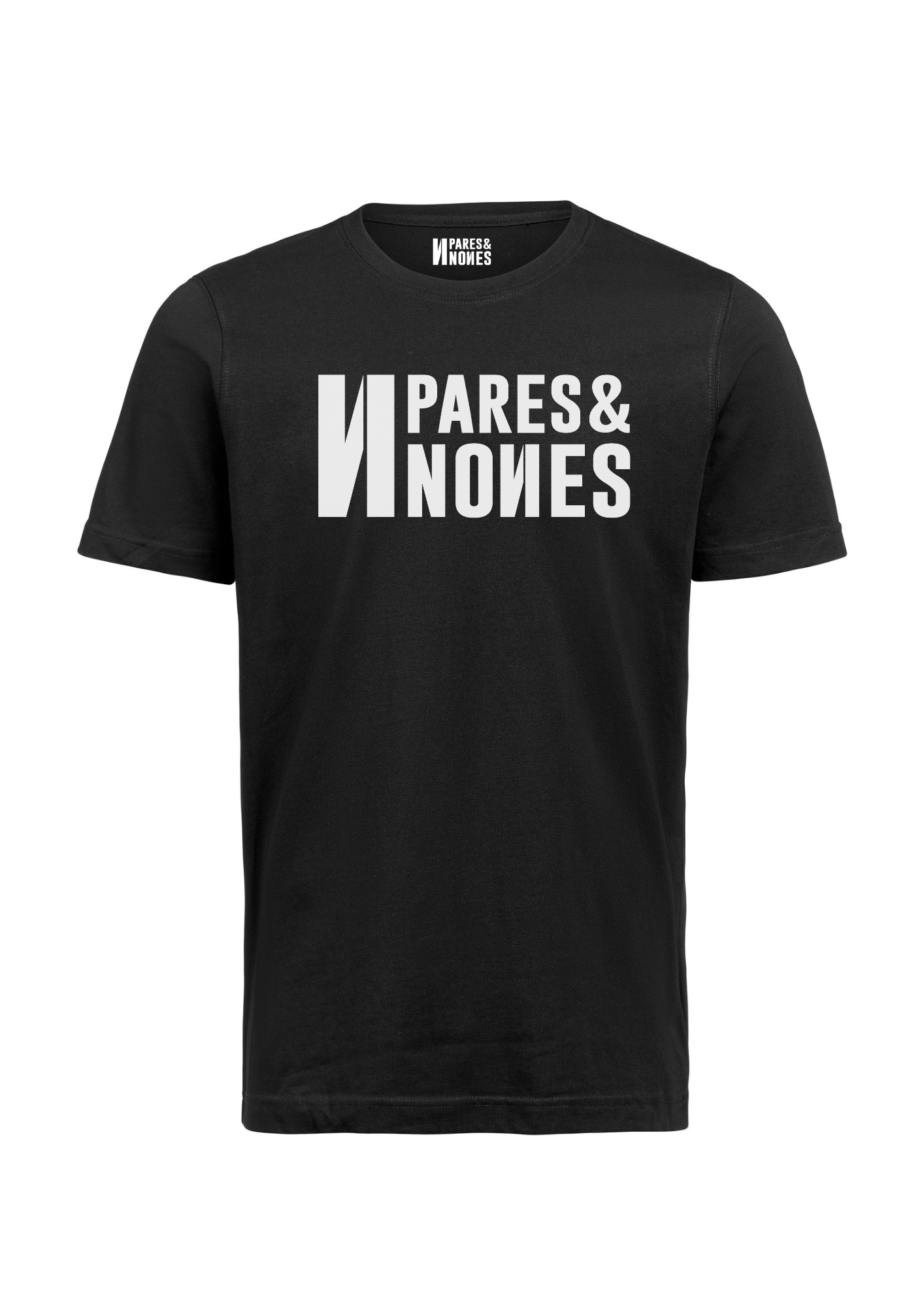 Camiseta Pares & Nones Negra
