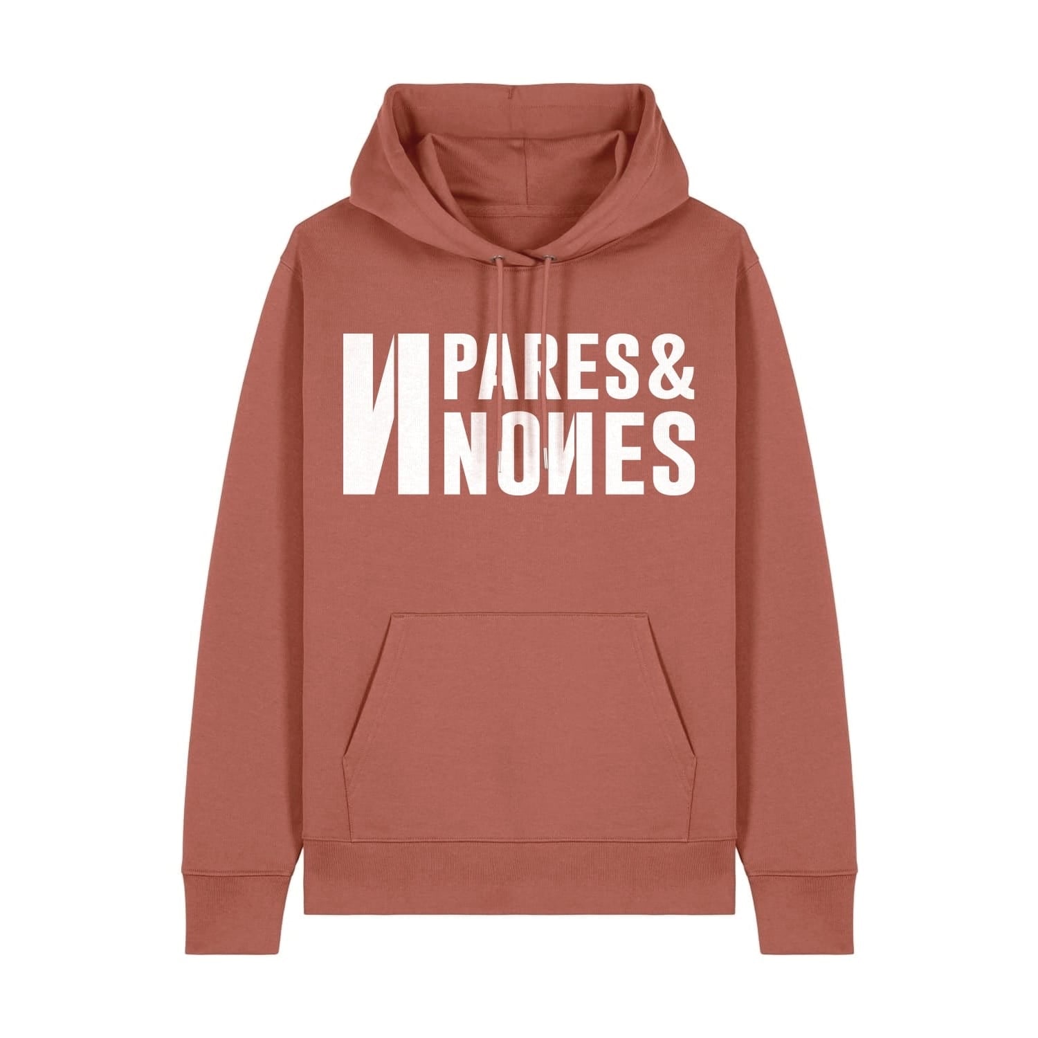 Sudadera Pares Hoodie Marrón Teja