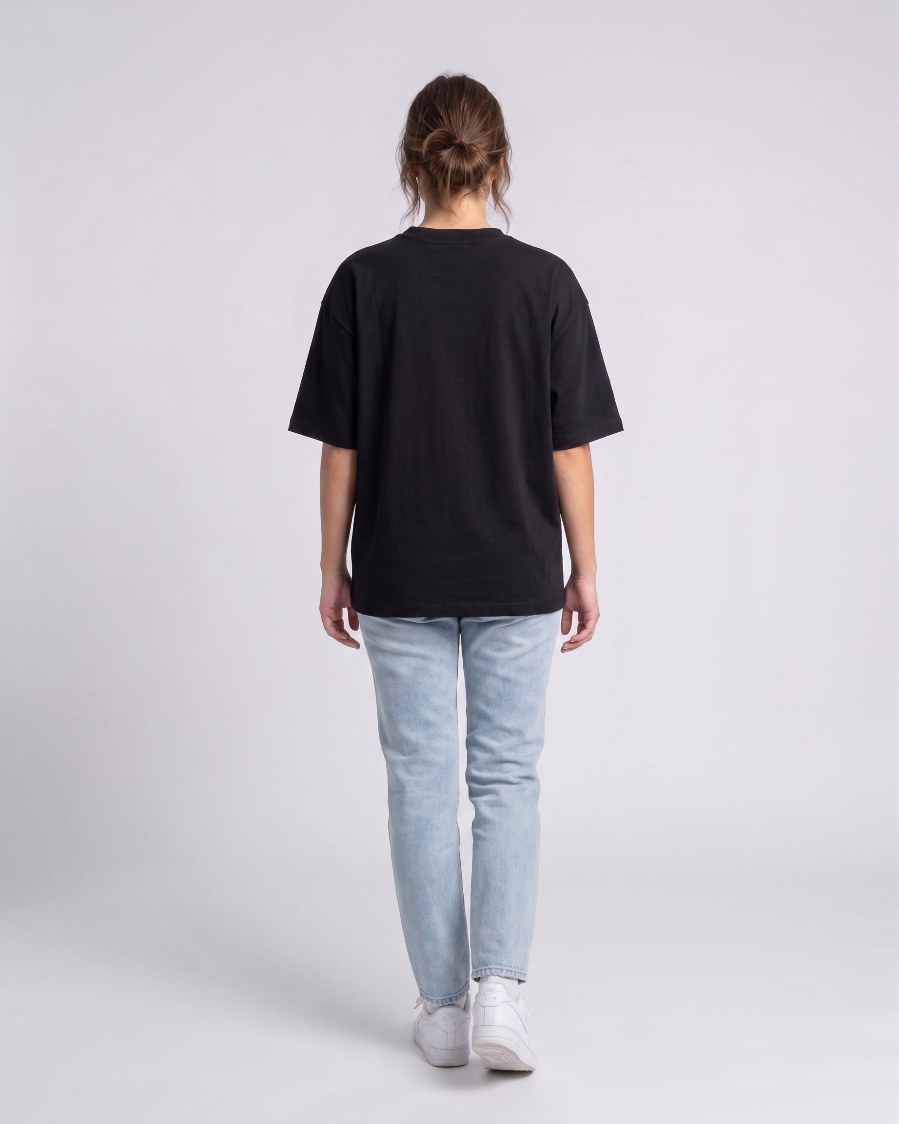 Camiseta Oversize Negra P&N