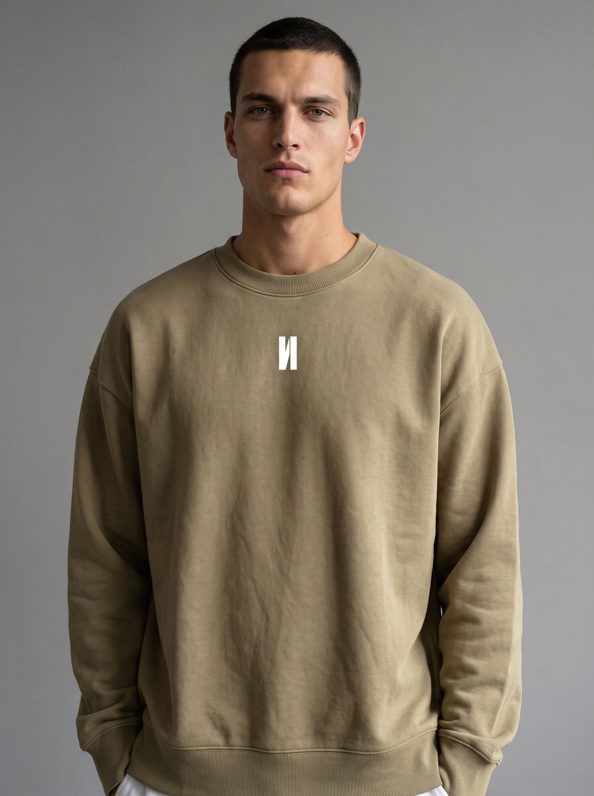 Sudadera Modelo 03 Caqui