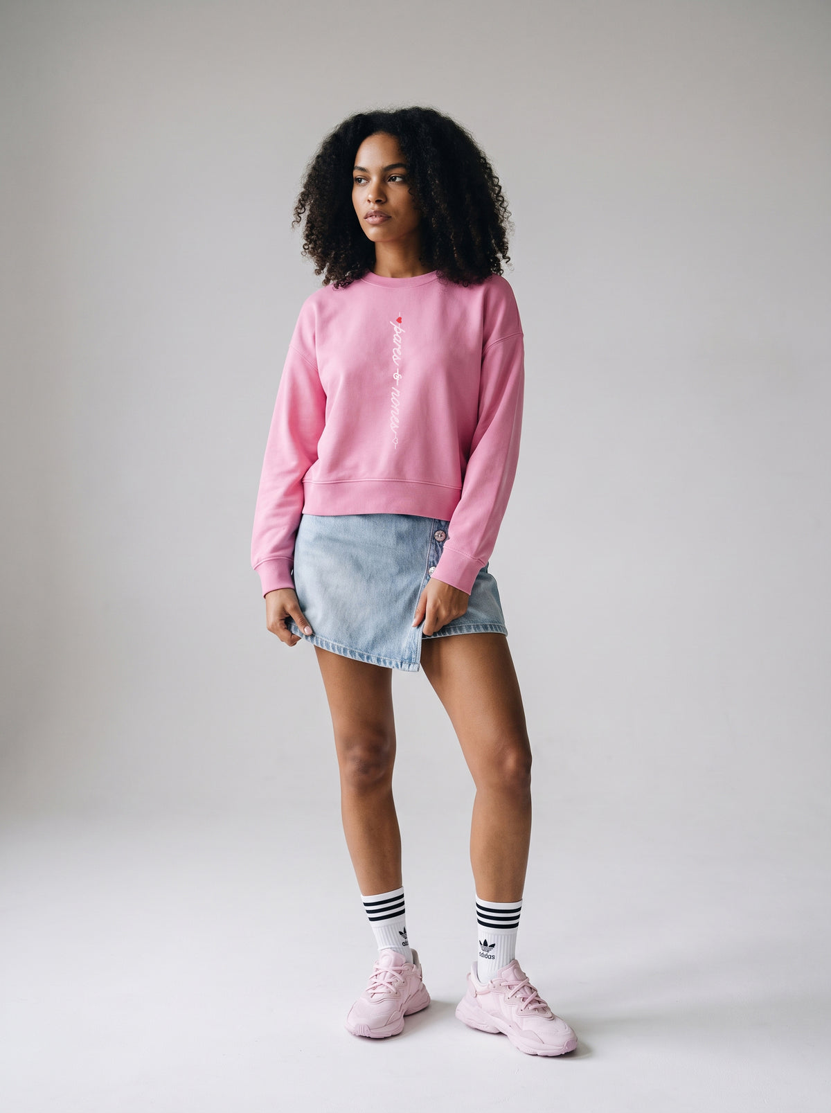 Sudadera Heartline Rosa