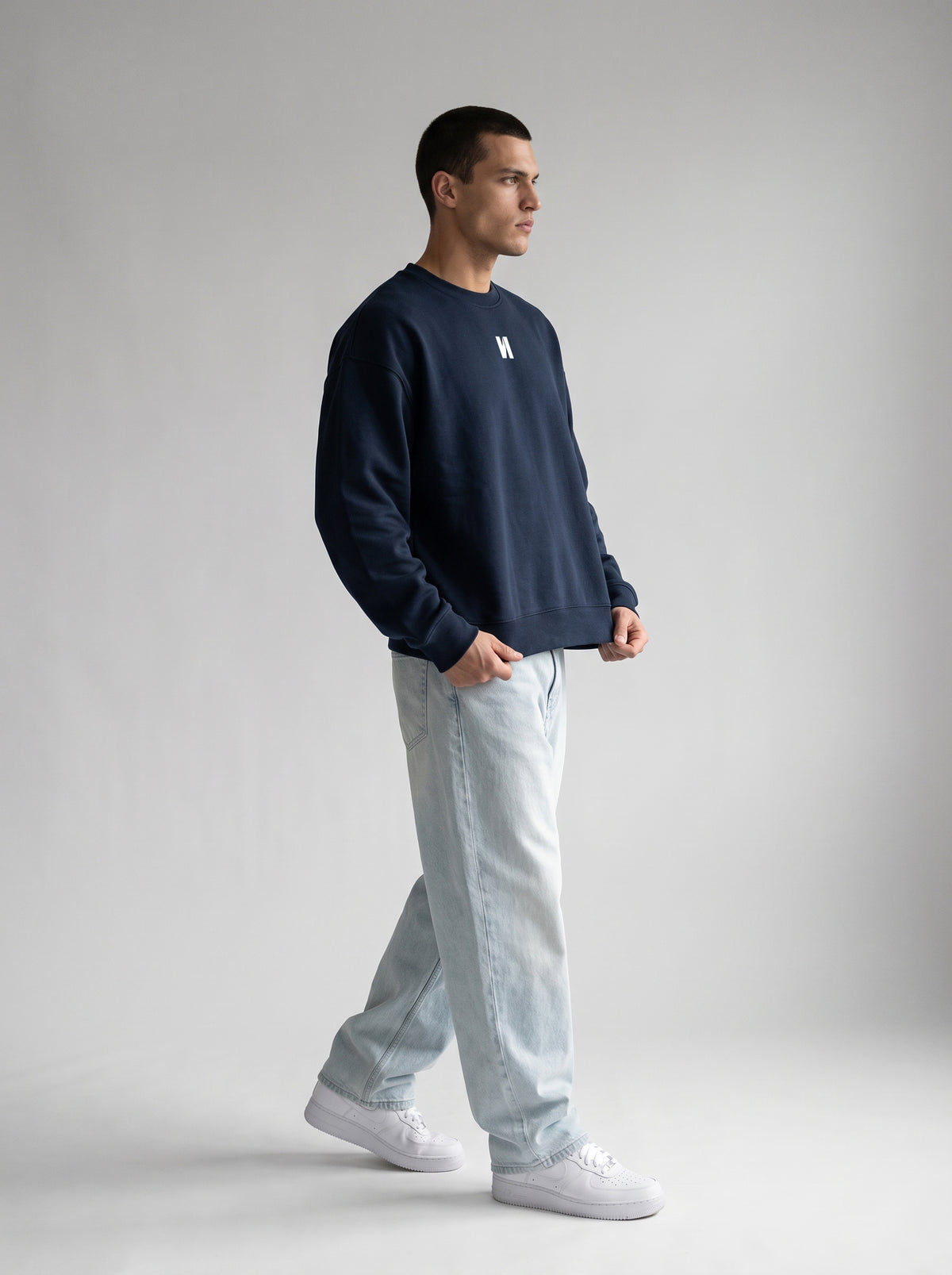Sudadera Modelo 03 Azul Marino
