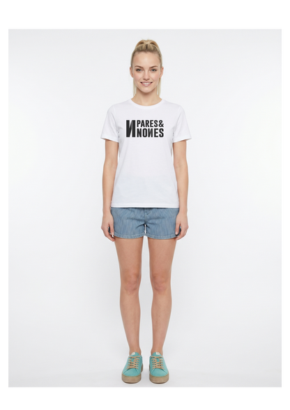 Camiseta Pares & Nones Blanca