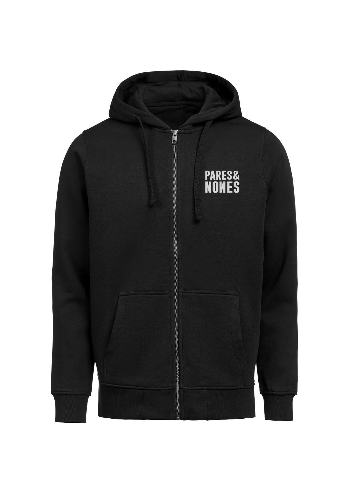 Sudadera con Cremallera Negra