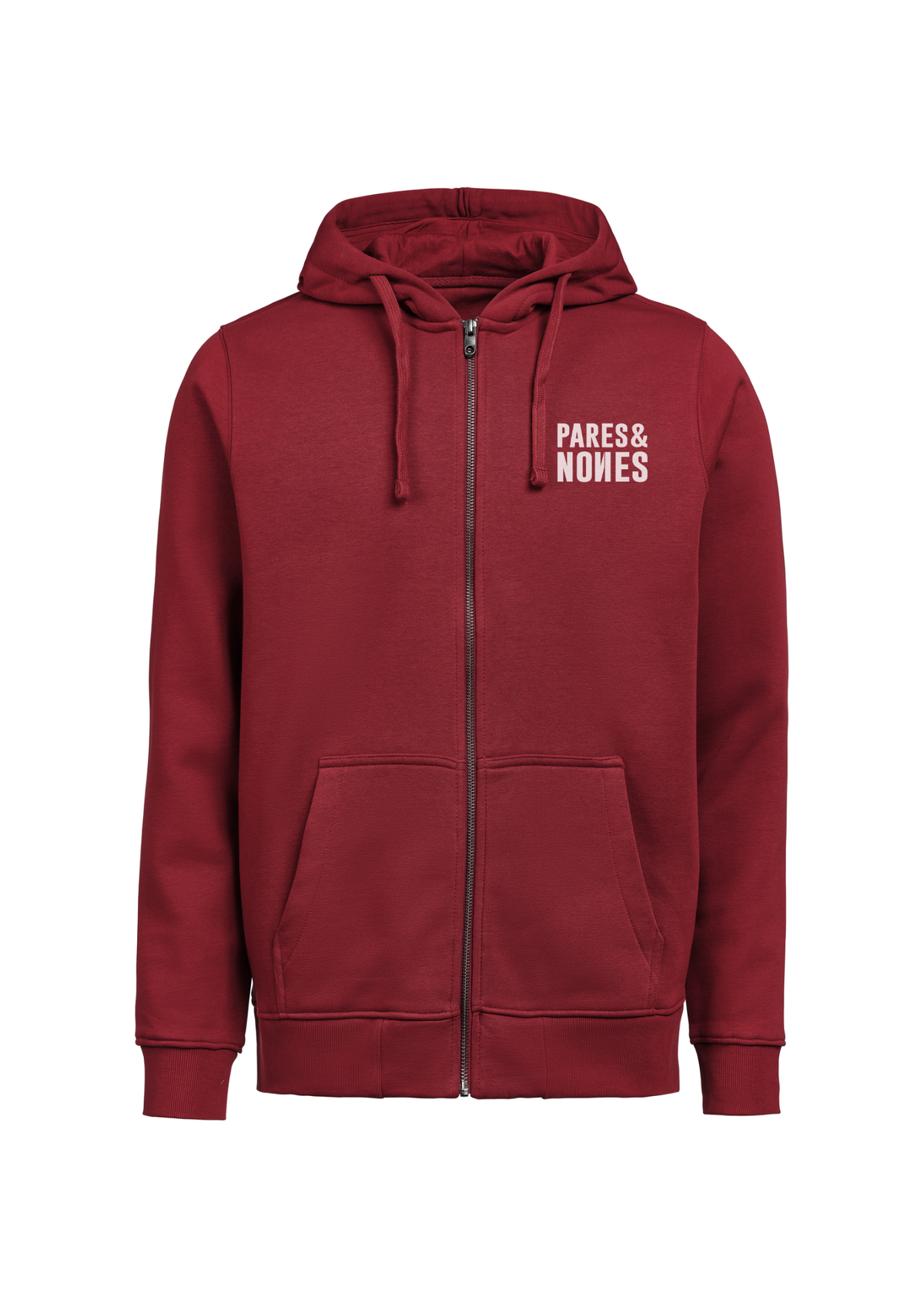 Sudadera con Cremallera Roja
