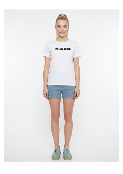 Camiseta Pares & Nones Blanca