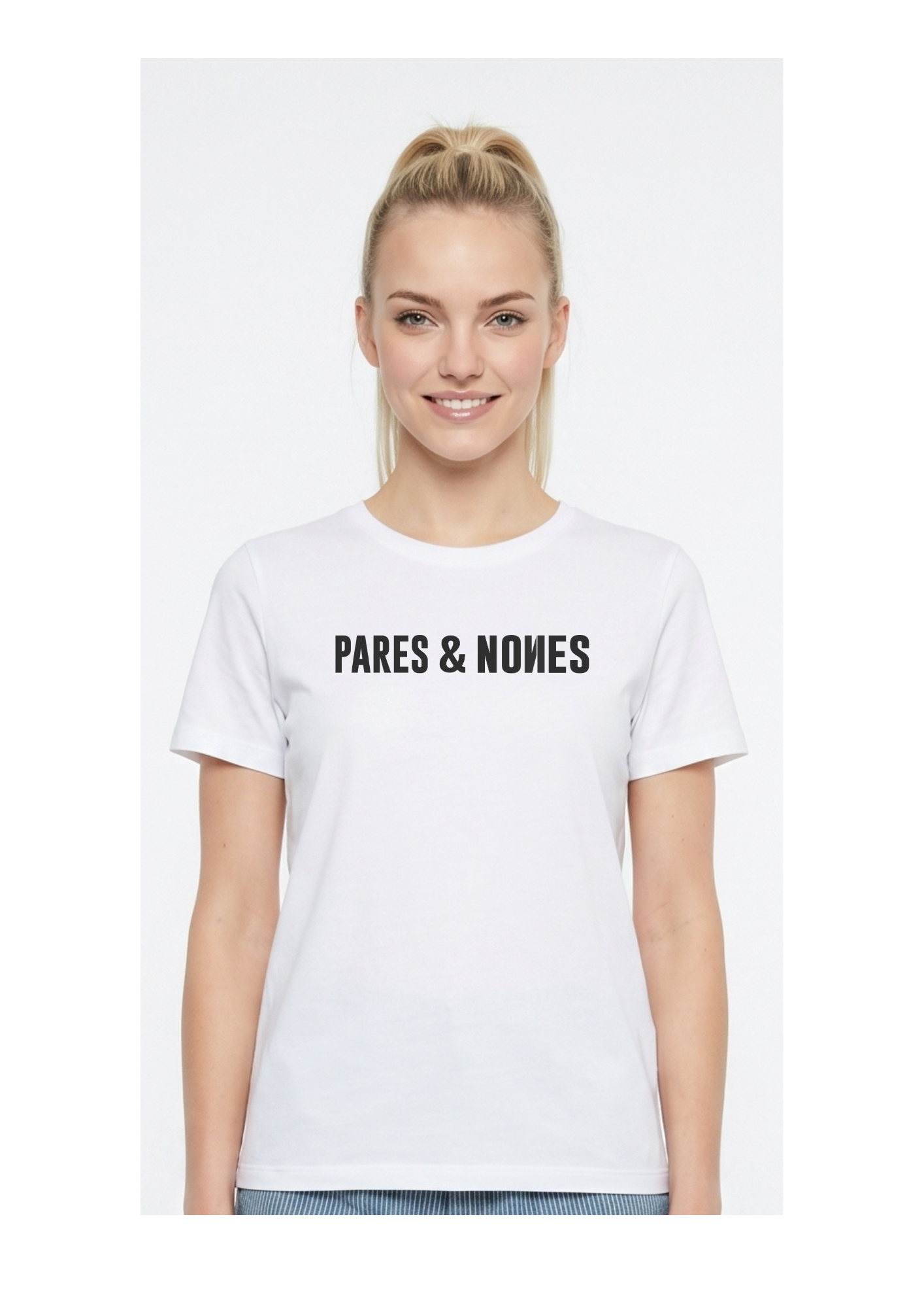 Camiseta Pares & Nones Blanca