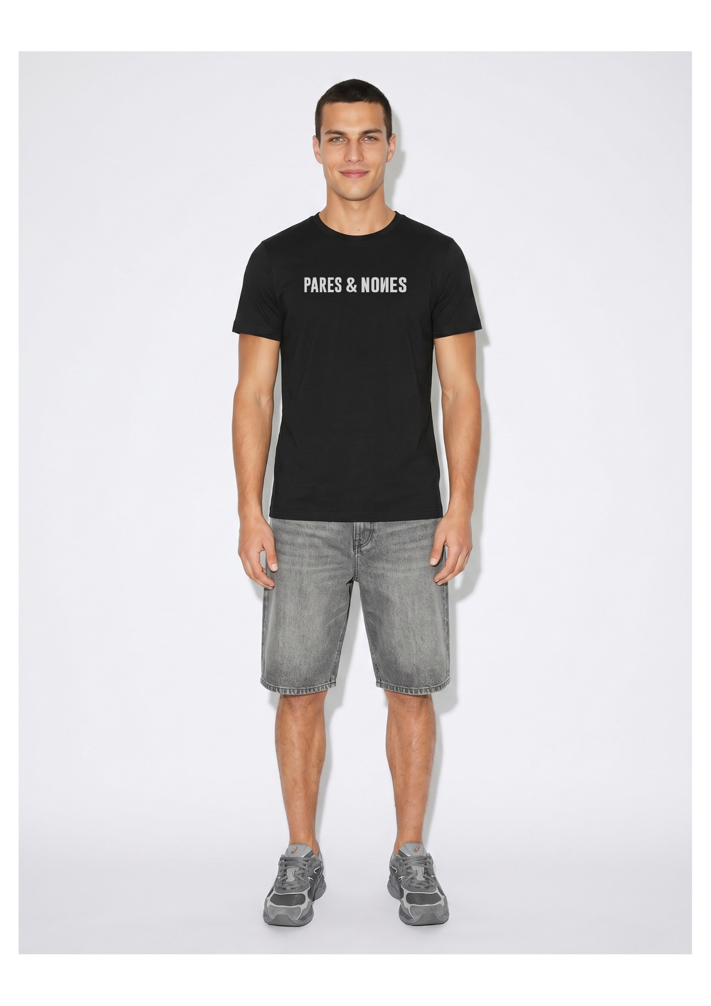 Camiseta Pares & Nones Negra