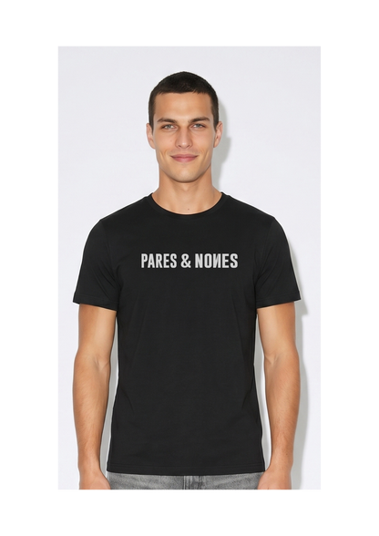 Camiseta Pares & Nones Negra