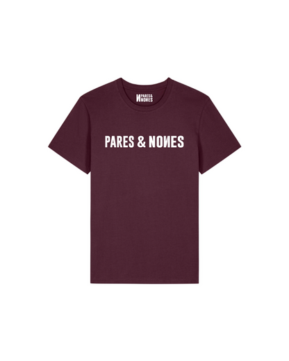 Camiseta Pares & Nones Ciruela