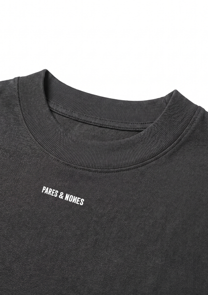 Camiseta Oversize Negra P&N