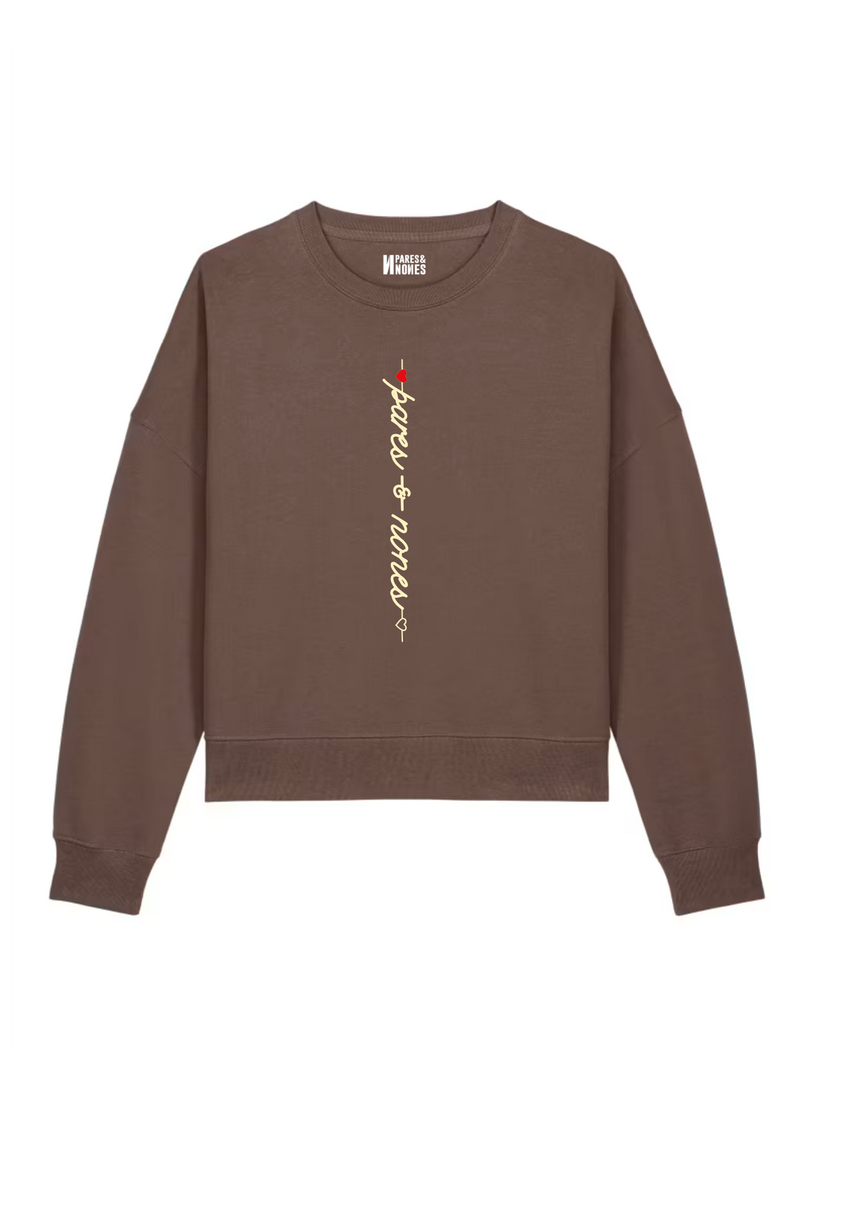 Sudadera Heartline Marrón