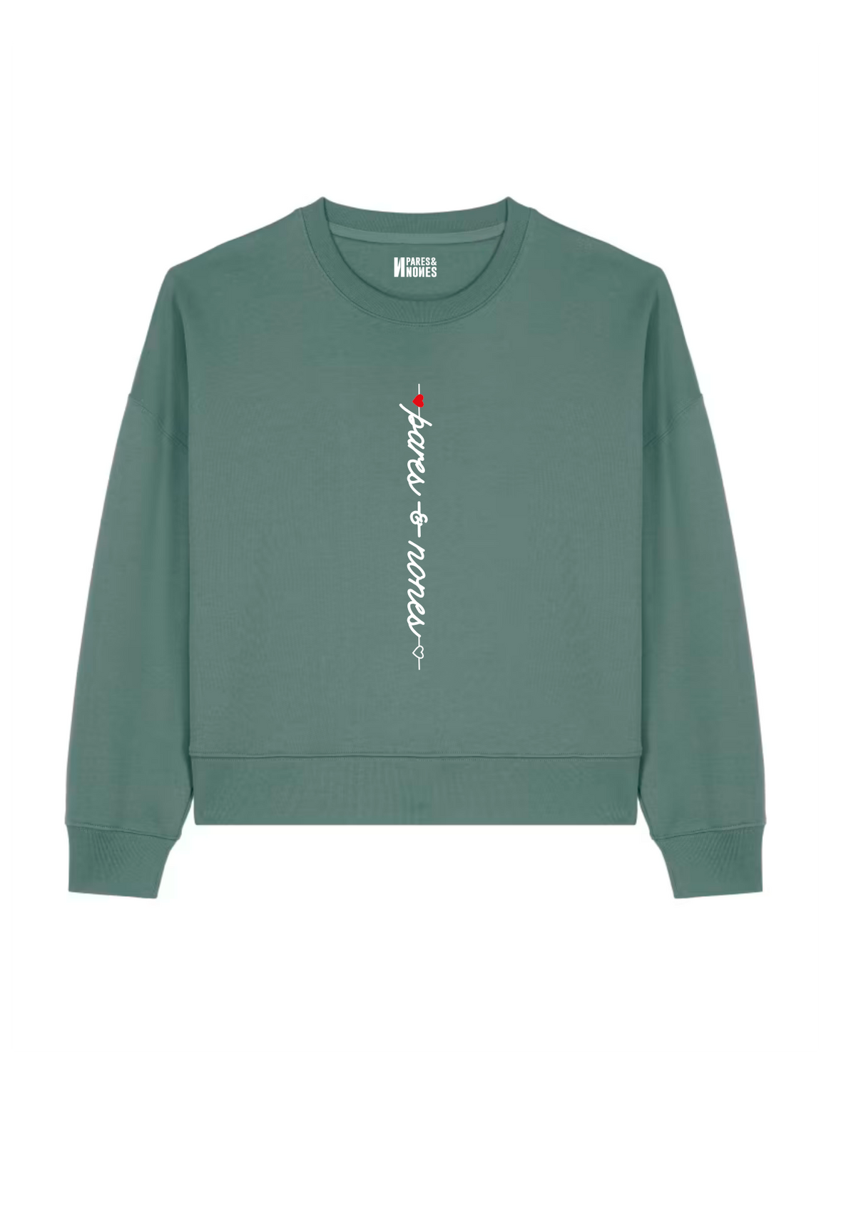 Sudadera Modelo Heartline Verde