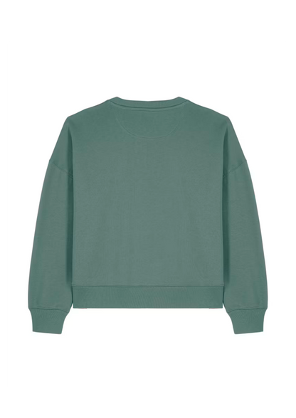 Sudadera Modelo Heartline Verde