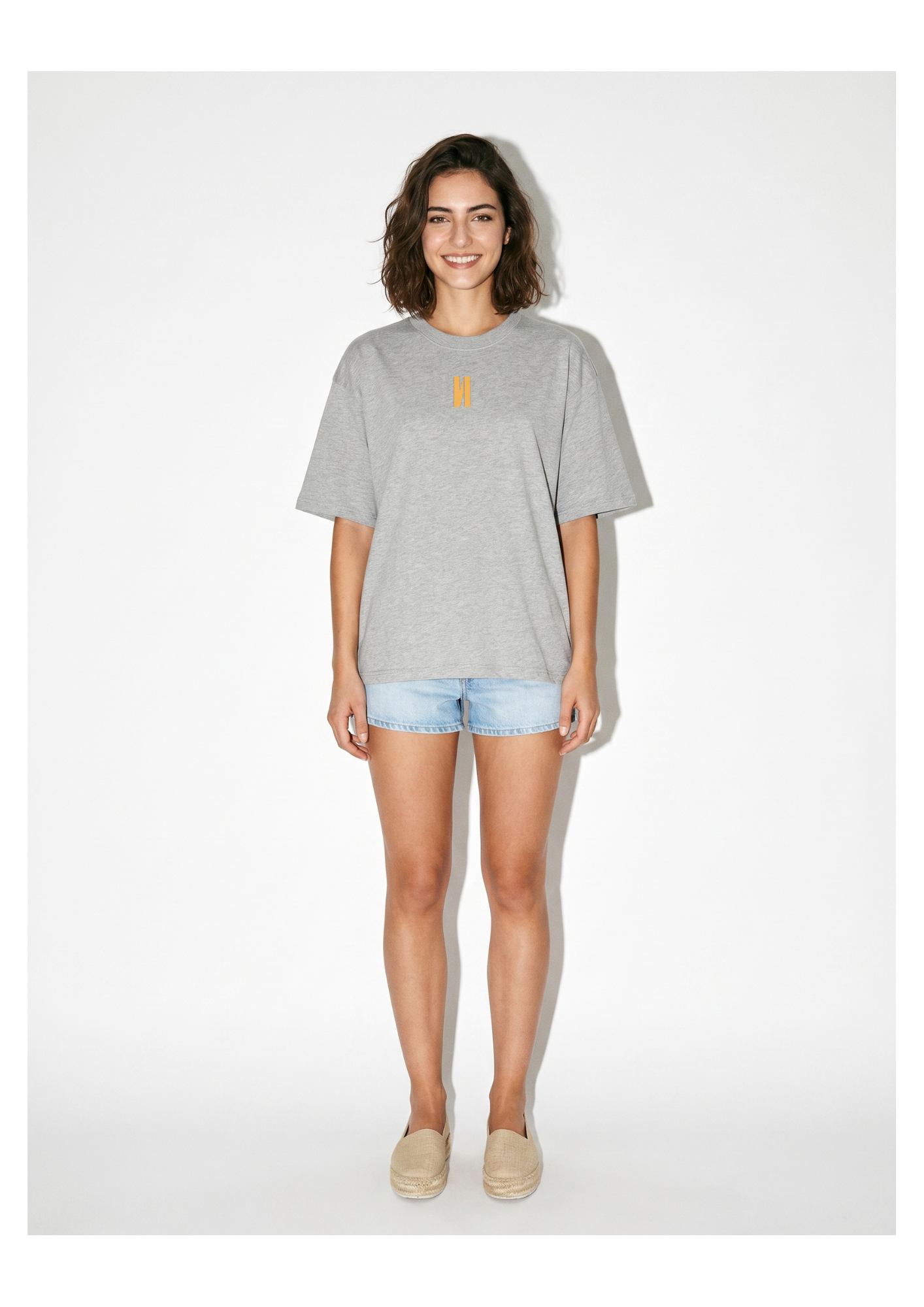 Camiseta Oversize Gris
