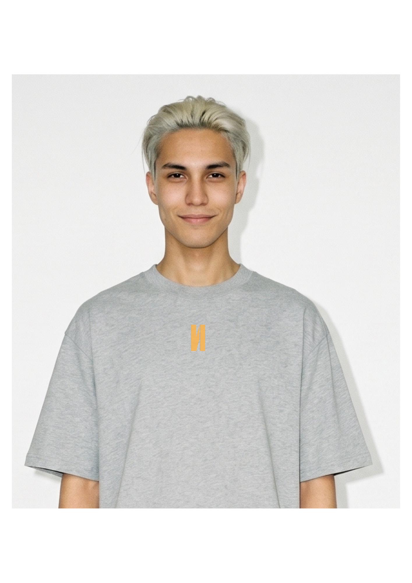 Camiseta Oversize Gris