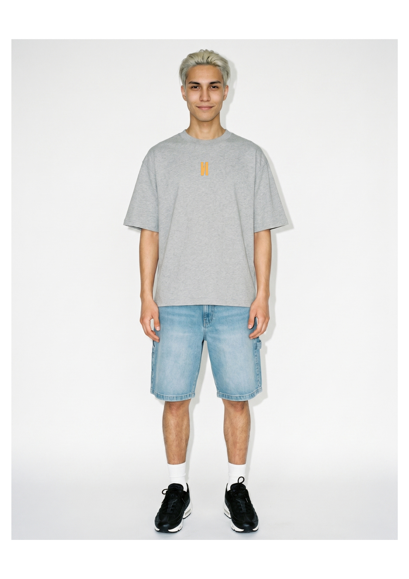 Camiseta Oversize Gris