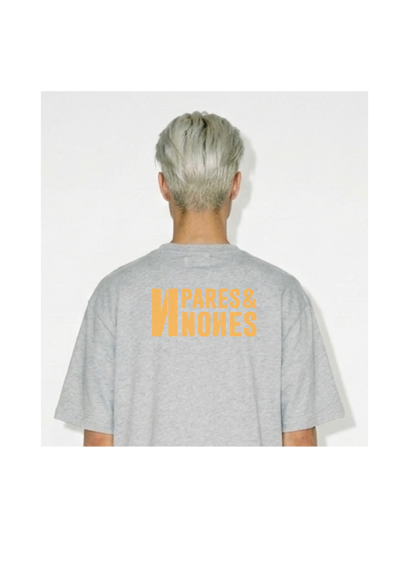 Camiseta Oversize Gris