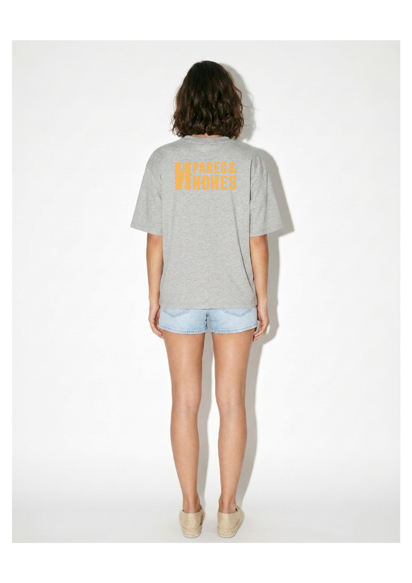Camiseta Oversize Gris