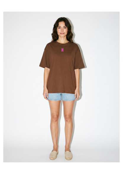 Camiseta Oversize Moca