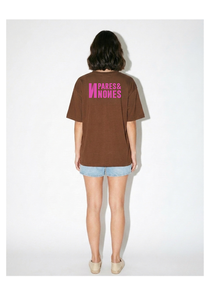 Camiseta Oversize Moca