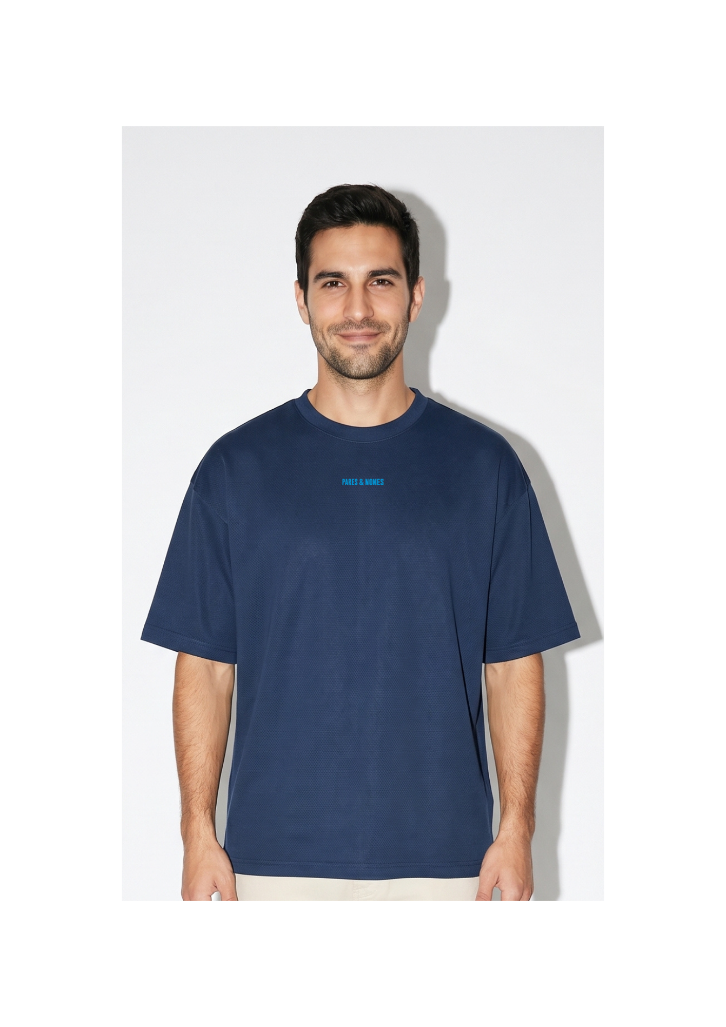 Camiseta Oversize Azul Marino