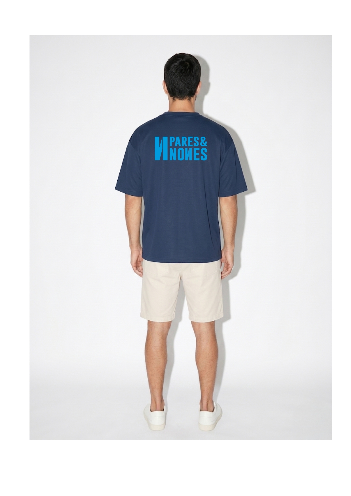 Camiseta Oversize Azul Marino