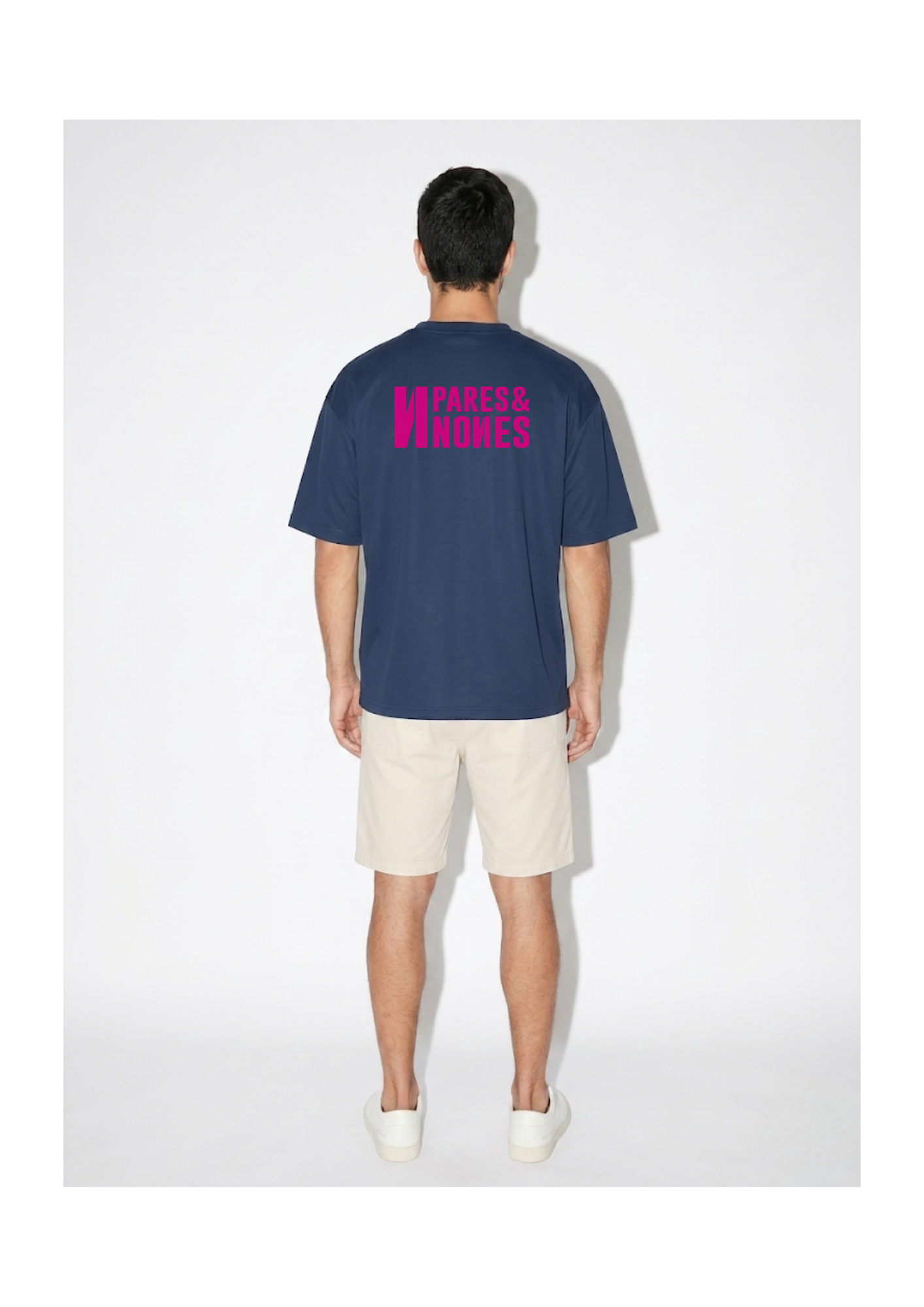 Camiseta Oversize Azul Marino