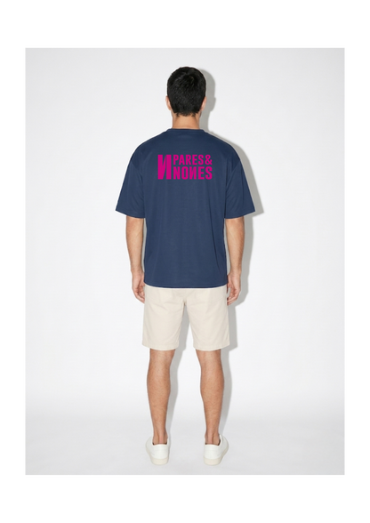 Camiseta Oversize Azul Marino