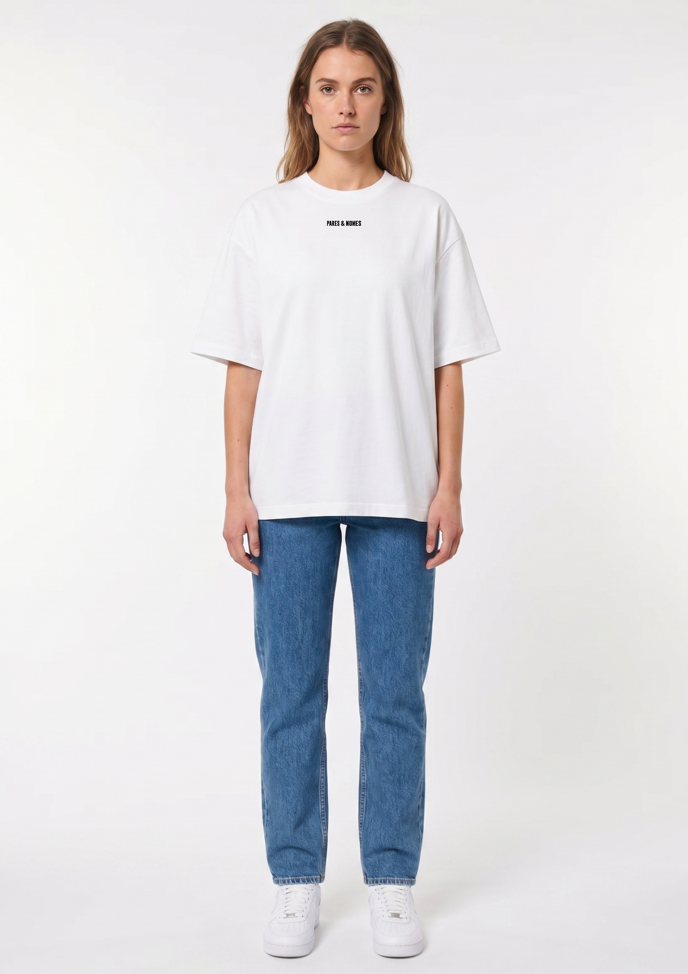 Camiseta Oversize Blanca P&N