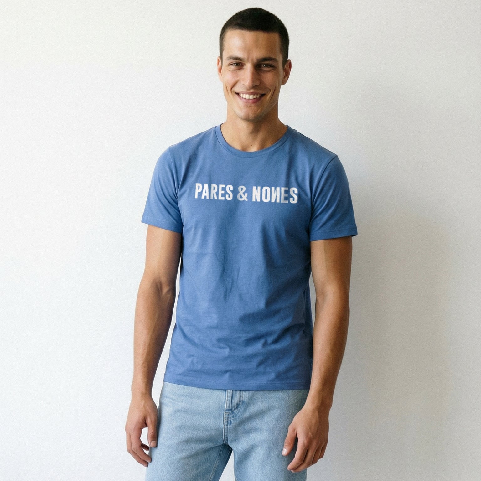 Camiseta Pares & Nones Azul