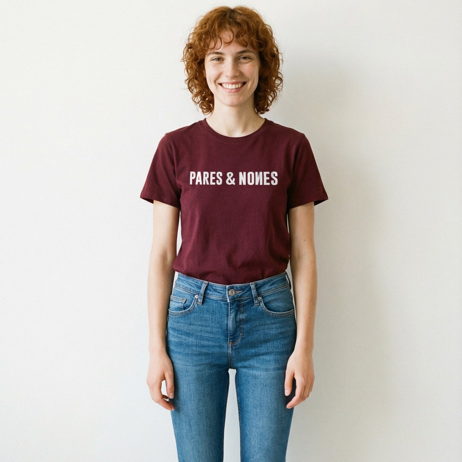 Camiseta Pares & Nones Ciruela