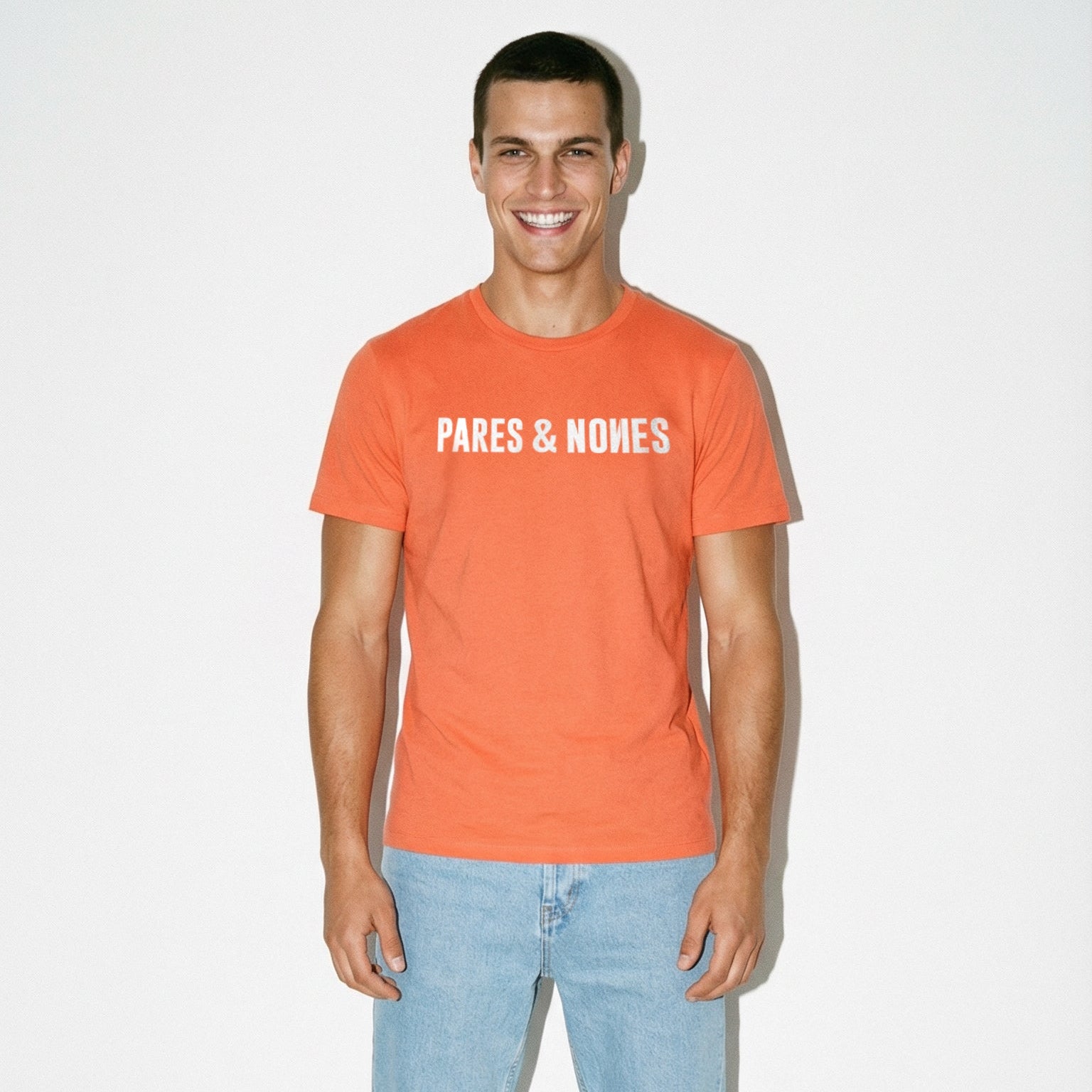 Camiseta Pares & Nones Naranja