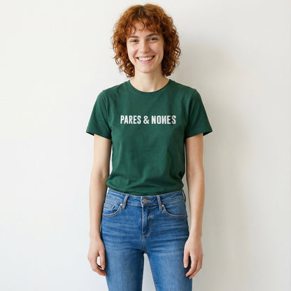 Camiseta Pares & Nones Verde Botella