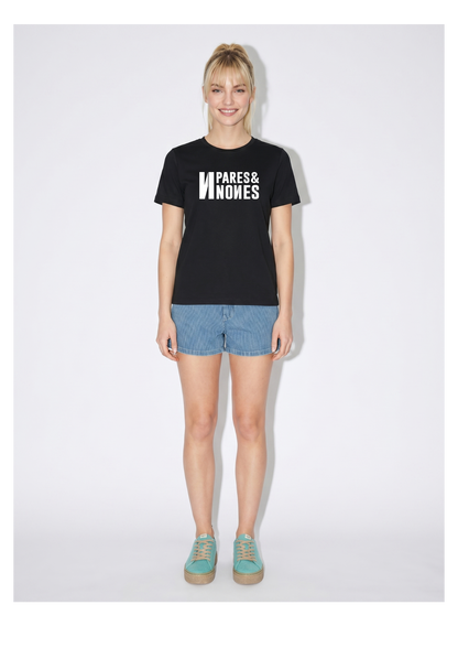 Camiseta Pares & Nones Negra