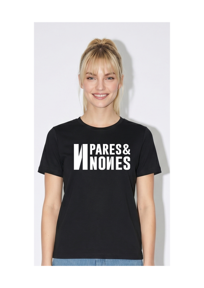 Camiseta Pares & Nones Negra