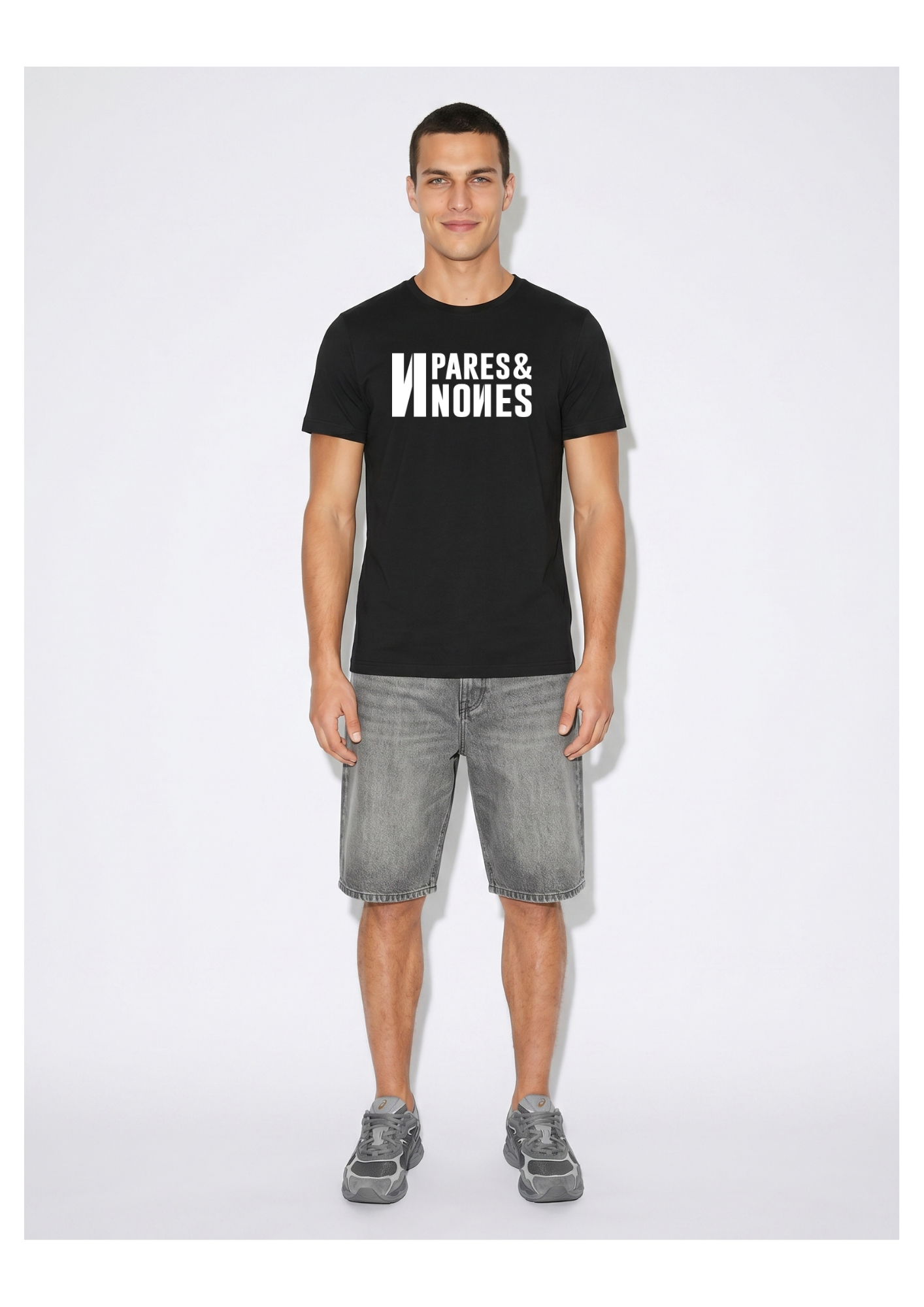 Camiseta Pares & Nones Negra