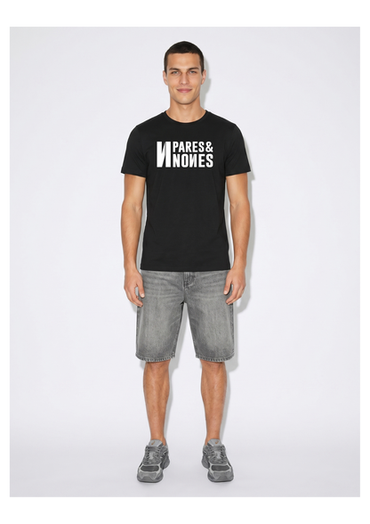 Camiseta Pares & Nones Negra