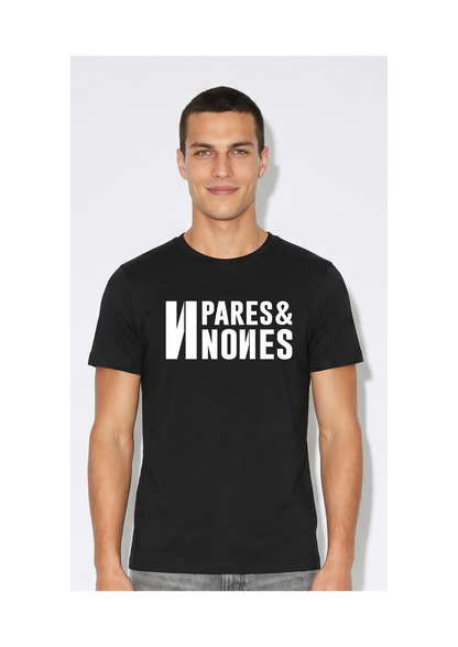 Camiseta Pares & Nones Negra